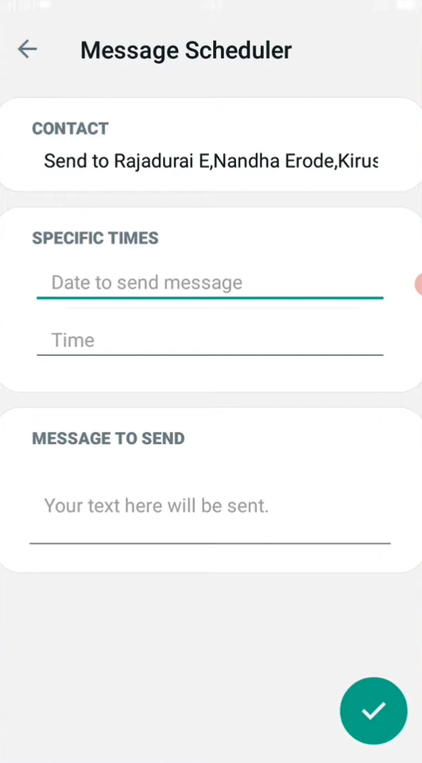 How to Schedule Messages in GB WhatsApp